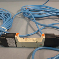SMC 53-SY5140-TT100E Dbl Intristically Safe Solenoid Valve 53SY116TT100 w/Cables