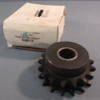 Brewer D50B17 Idler Sprocket 1" Bore 2Row 17 Teeth Per Row 13/4" W