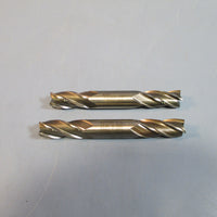 Lot 2 Putnam 3/4" Cobalt Roughly 1.75" LOC, 4 Flute Double End Mill Used