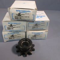 Lot of (5) Brewer Machine Idler Sprocket, 11 Teeth 60B11F