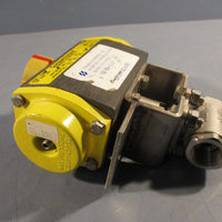 Conbraco CTS 20 6 Compactorque Pneumatic Valve Actuator w/ 1/2" CF8M 2000 WOG