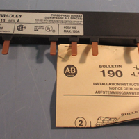 ALLENBRADLEY 190L13 SER. A 690V 108A THREEPHASE BUSBAR