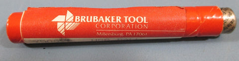 Brubaker Ball End Mill Cutter, 5/16" DIA x 3/8" SHK, HSS, 2E, LD=1.700, USA