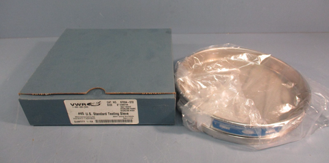 VWR #45 U.S. Standard Testing Sieves Size 8" Diameter Cat#57334572 Stainless