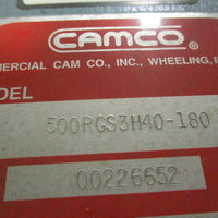 Emerson Camco 500RGS3H40-180 Index Drive Indexer 2" and 1-7/16" Shaft Dia NOS