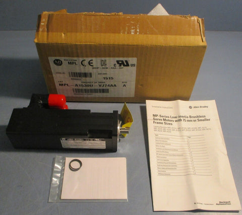 Allen Bradley MPL-A153OU-VJ74AA Ser A Kinetix Servo Motor 7000RPM 9mm Shaft Dia