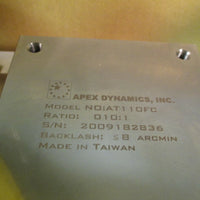 Allen Bradley/APEX Dynamics, Inc VPLB1153F Spiral Bevel Gearbox AT110FC010