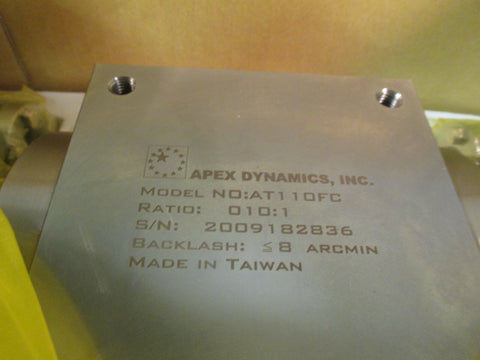 Allen Bradley/APEX Dynamics, Inc VPLB1153F Spiral Bevel Gearbox AT110FC010