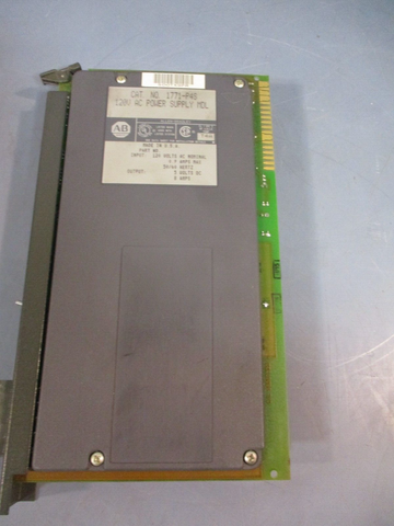 Allen-Bradley PLC-5 Power Supply, 1-Slot, 8A, 120V AC 1771-P4S