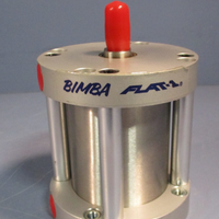 BIMBA Metric Flat-1 Pneumatic Compact Air Cylinder, Single Acting FMS-5050-3RMT