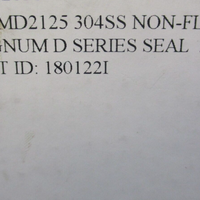 Isomag 1125MD2125 304SS NonFlange Magnum D Series Seal .30