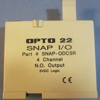 Opto 22 Snap I/O Module SNAPODC5R N.O. Output 5VDC Logic (Lot of 2)