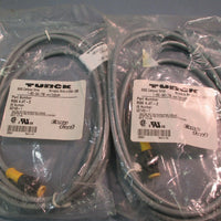 Turck Eurofast Cable RSK 4.4T2 4 Pin Male/Female U21451 Lot of Two