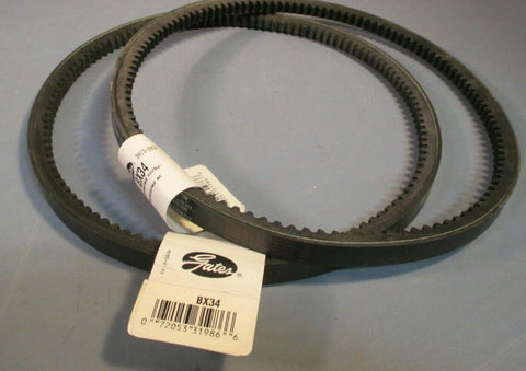 Lot of Two Gates TriPower Cogged VBelt BX34