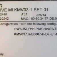 Rexroth Indradrive MI KMV03.1 Set 01 Servo Drive R911372446 380-500VAC 12A 3Ph