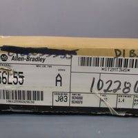 ALLEN BRADLEY CONTROLOGIX PROCESSOR CPU W/ KEY LOGIX 5555 SER. A 1756L55