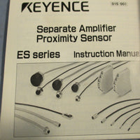 Keyence ES32DC Seperate Amplifier Proximity Sensor Switch ES32DC