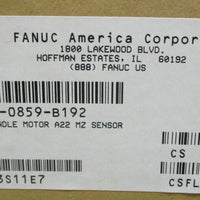 Fanuc A06B0859B192 AC Spindle Motor A22/8000, 18.526 kW, 8000 RPM MZ Sensor