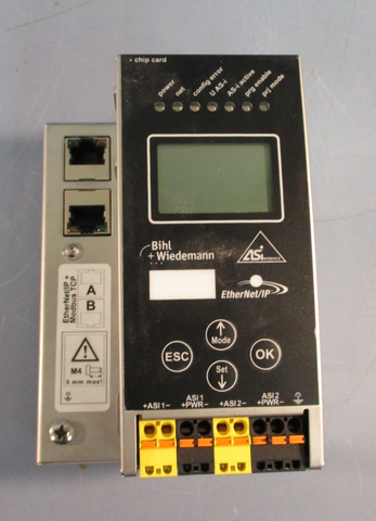 Bihl Wiedemann BWU3735 ASi-3 EtherNet/IP Modbus TCP Gateway