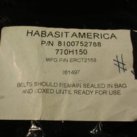 Habasit America Timing Gearbelt MFG F/N ERCT2168 770H150