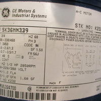 Shipco Pumps Model 116D and Motor Assy Marathon Motor 3/4HP 208-230/460V 3450RPM