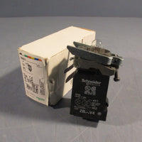 SCHNEIDER ELECTRIC ZB4BV4 LAMP/CONTACT LIGHT BLOCK W/ BODY & FIXING COLLAR