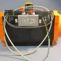 Max-Air UT50-0GBF41 Flanged Aluminum Pneumatic Rack and Pinion Actuator 10bar