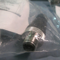 BALLUFF MICROCHANGE ATTACHABLE MALE STRAIGHT CONNECTOR C04CNL7 LOT OF FIVE