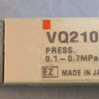 SMC VQ21005 Solenoid Valve Press 0.10.7MPa 24VDC 1W (Lot of 10)
