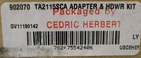 Dodge ABB 902070 Adapter and HDWR Kit TA2115SCA Speed Reducer Replacement Part