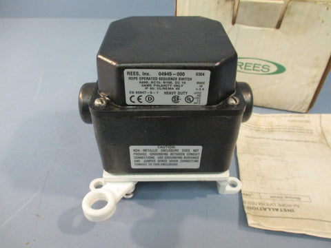 Rees 04945000 Rope Operated Sequence Switch IP65 N.O. / N.C. Maintained Outdoor