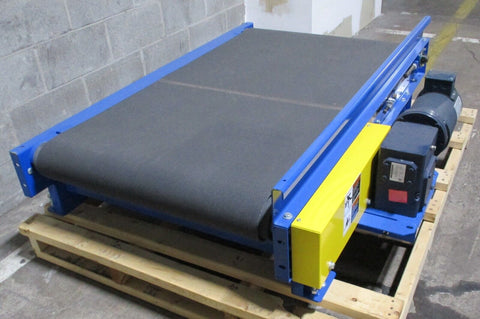 Lewco NS-MDRB-30... Motorized 30 x 56" Conveyor w/ Leeson 3/4 HP & Ironman 80:1