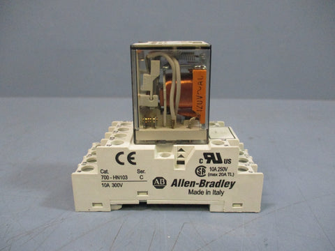 Allen Bradley 700HN103 Ser. C w/AllenBradley 700HC24A1 Ser. D Lot of 5
