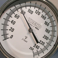 Trend Wika Long Stem 6 Inch Stainless Steel BiMetal Thermometer Model TI.50