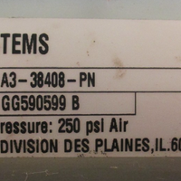 H K Systems A338408PN Pneumatic Cylinder 250 PSI A338408PN 8" Stroke Length