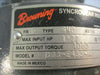 Browning 6WP Syncrogear Reducer B03-E433-N Ratio 21:1 1083 Max Torque