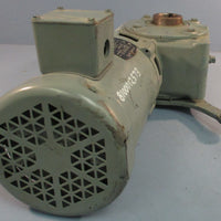 Baldor VM3546T Motor 1725RPM 1HP 60Hz W/ Morse Gear Reducer 25GSA 20:1 Ratio