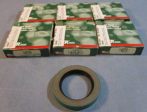 CR Chicago Rawhide 14938 Oil Seal 1-1/2" Bore 2-1/4" OD 5/16" W (Lot of 6)