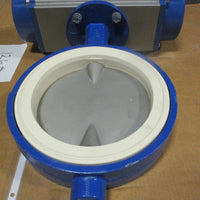 ABZ Valves SR160 Pneumatic Rack and Pinion Valve Actuator 8" Butterfly Valve