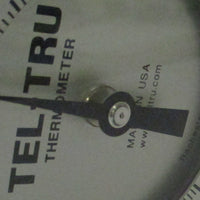 Tel Tru Thermometer GT300R 1/2" Npt 40/160F 12 Stem Analog dial