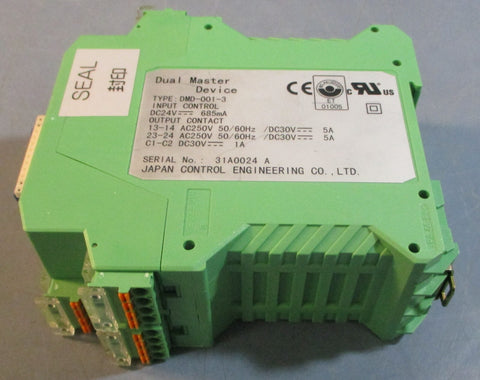 Japan Control Engineering Co. DMD0013 Dual Master Device 24VDC Input
