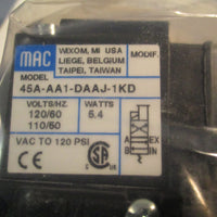 Mac Valves, Inc Solenoid Valve 45AAA1DAAJ1KD