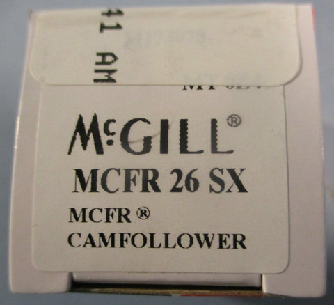 McGill MCFR 26 SX Cam Follower 26mm Roller Dia 12mm Roller W 10mm Stud Dia