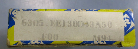 SNR 6305 EEJ30D43A50 Ball Bearing (Lot of 2) 25mm Bore, 62mm OD, 17mm Width