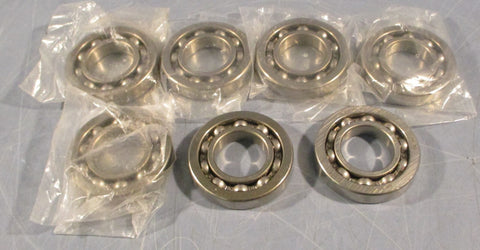 IKS SSR16 Open Radial Ball Bearing 1" Bore 2" OD 3/8" W (Lot of 7)