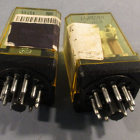 Lot of (2)  Idec RR3PAU AC24V Power Relay General Purpose 50/60Hz, 11Pin