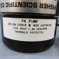 Fisher Scientific B63 PK JA2P021N# Immersion Pump  115V 60HZ + Plug 3/16"