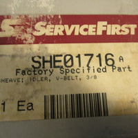 Service First SHE01716 Idler Sheave 3/8" V-Belt BVI-80 5" OD 1" Width
