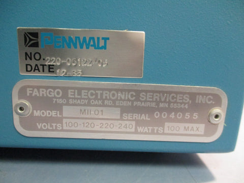 FARGO Electronic Services MATRIX II MII01 Dot Matrix Printer 100240V 100 Watts