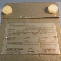 STOBER DRIVES, INC K102AG0175MR140/050F GEAR REDUCER 1750RPM, 17.6:1 RATIO